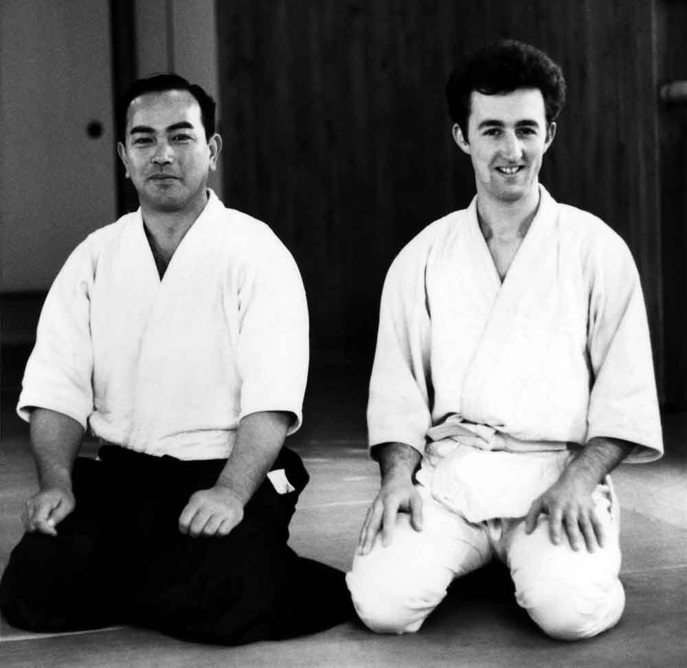 Alan avec Tohei Koichi Sensei à Iidabashi