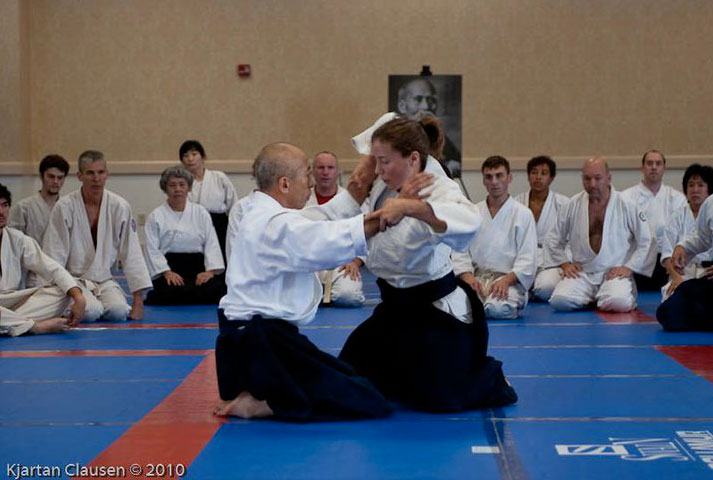 Osawa Hayato Shihan au stage d'été de l'USAF